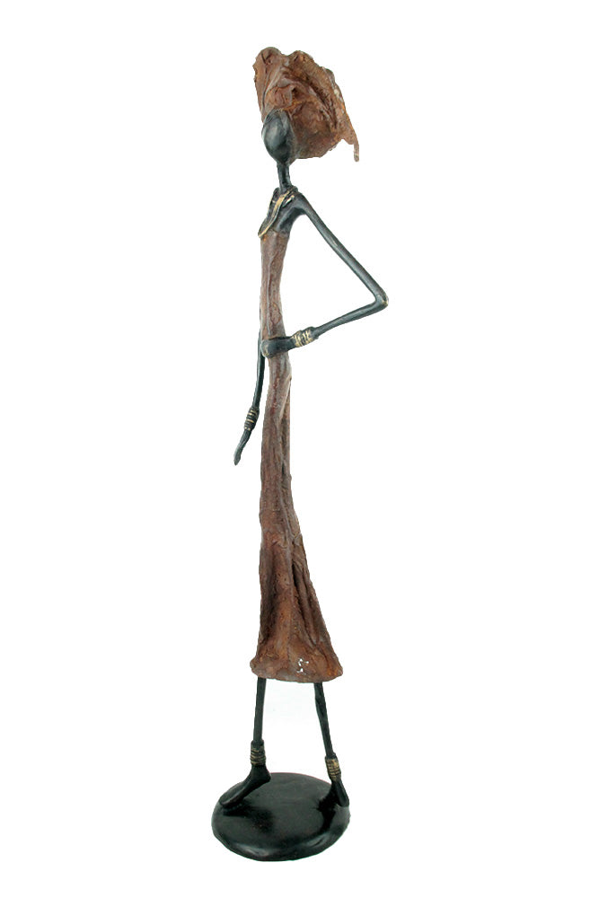 Bronze 55 cm marron n°11 Bronzes d'Afrique