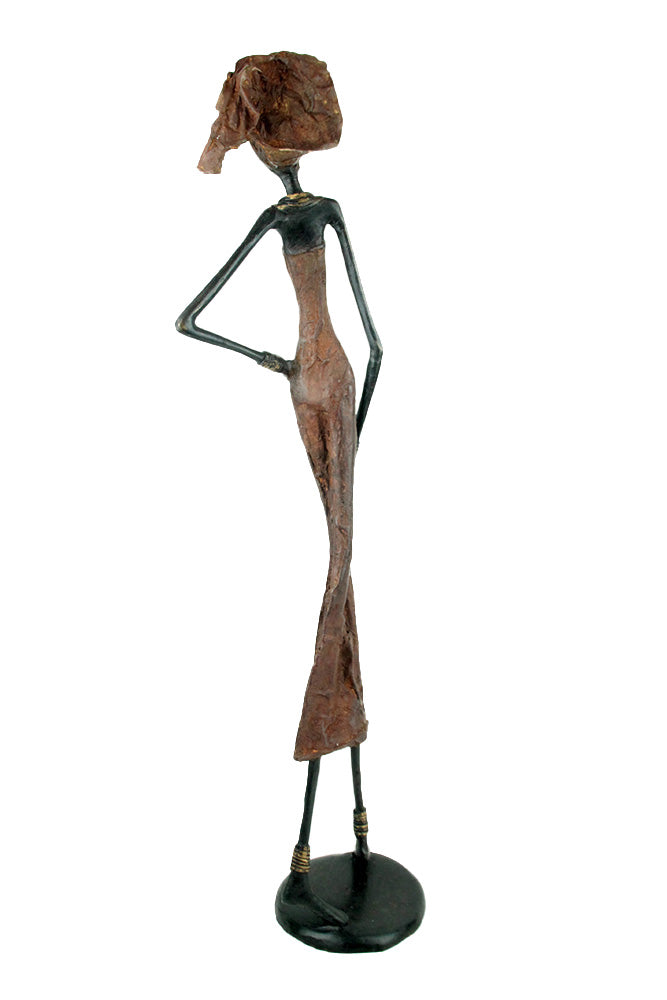 Bronze 55 cm marron n°11 Bronzes d'Afrique