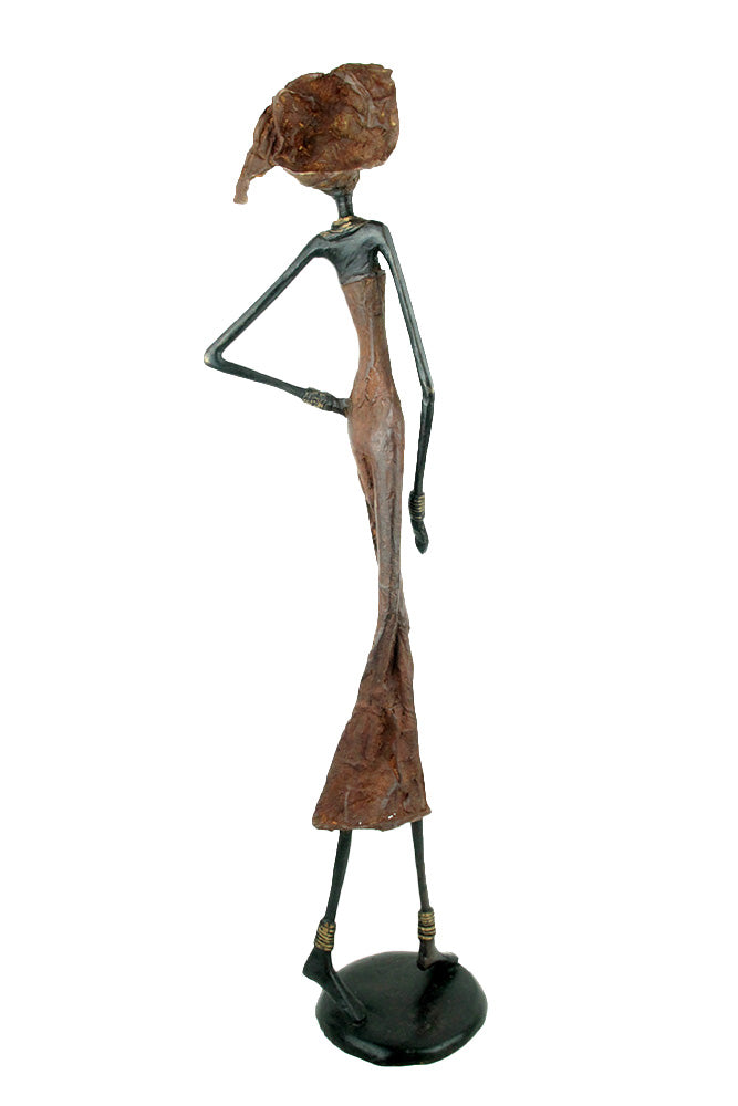 Bronze 55 cm marron n°11 Bronzes d'Afrique
