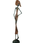 Bronze 55 cm marron n°11 Bronzes d'Afrique