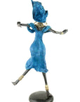 Bronze danseuse 50 cm bleu n°1 Bronzes d'Afrique
