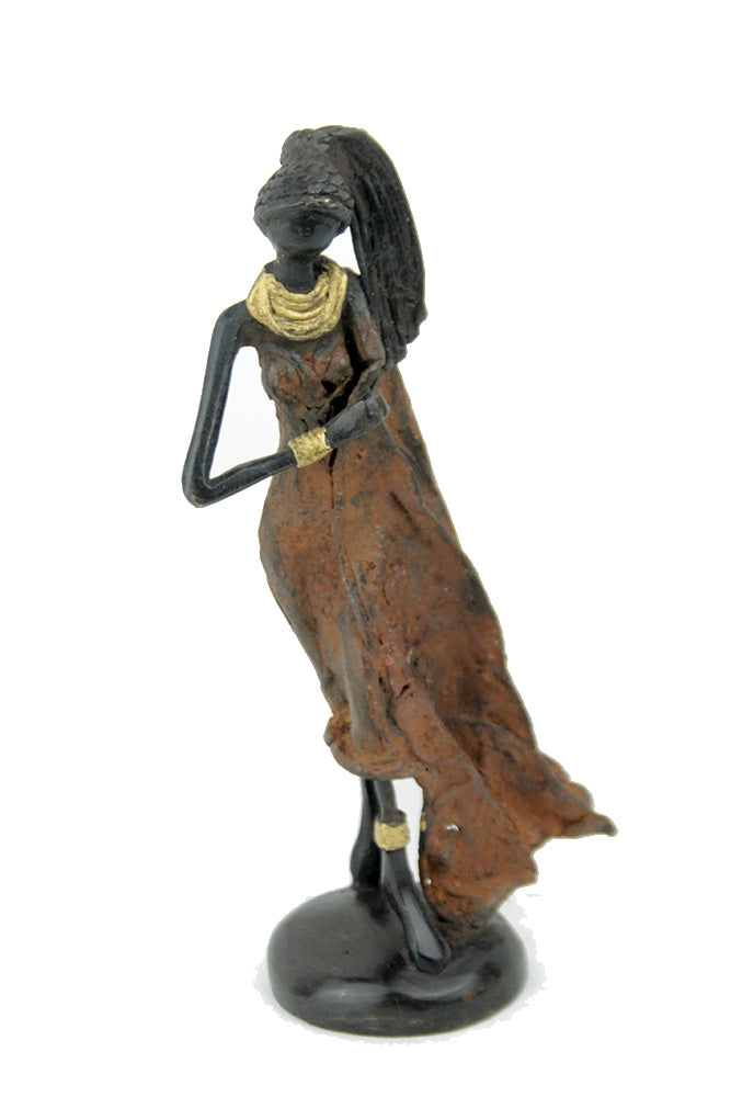Bronze 20 cm marron n°10 Bronzes d'Afrique