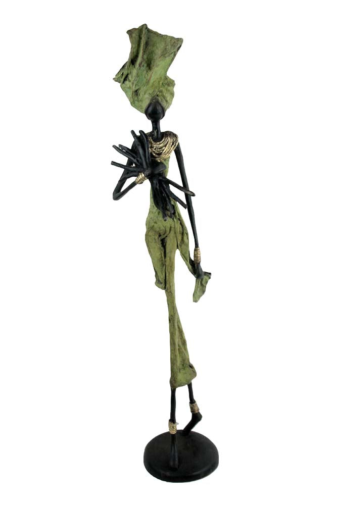 Bronze 55 cm vert n°9 Bronzes d'Afrique