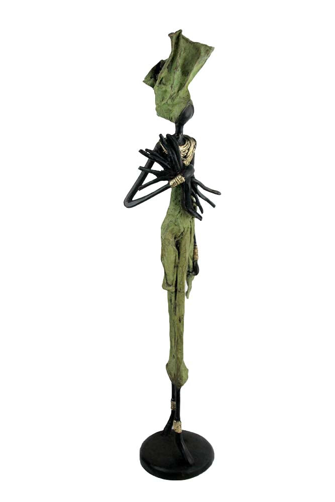 Bronze 55 cm vert n°9 Bronzes d'Afrique