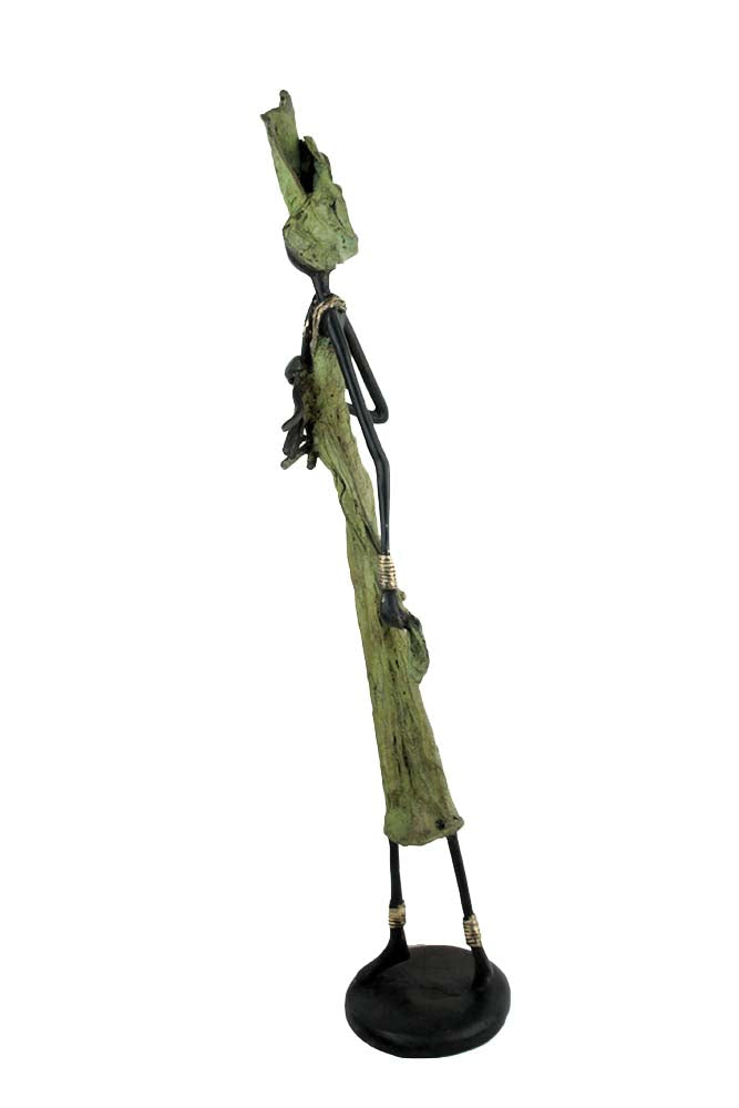 Bronze 55 cm vert n°9 Bronzes d'Afrique