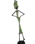Bronze 55 cm vert n°10 Bronzes d'Afrique