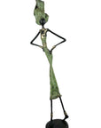 Bronze 55 cm vert n°10 Bronzes d'Afrique