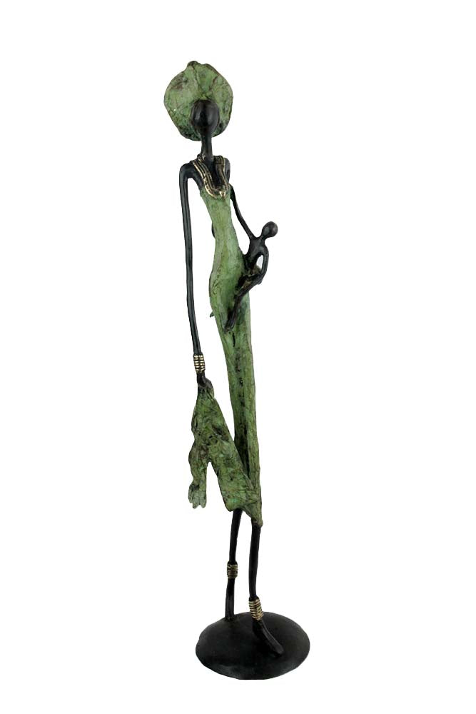 Bronze 55 cm vert n°11 Bronzes d'Afrique