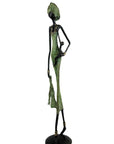 Bronze 55 cm vert n°11 Bronzes d'Afrique