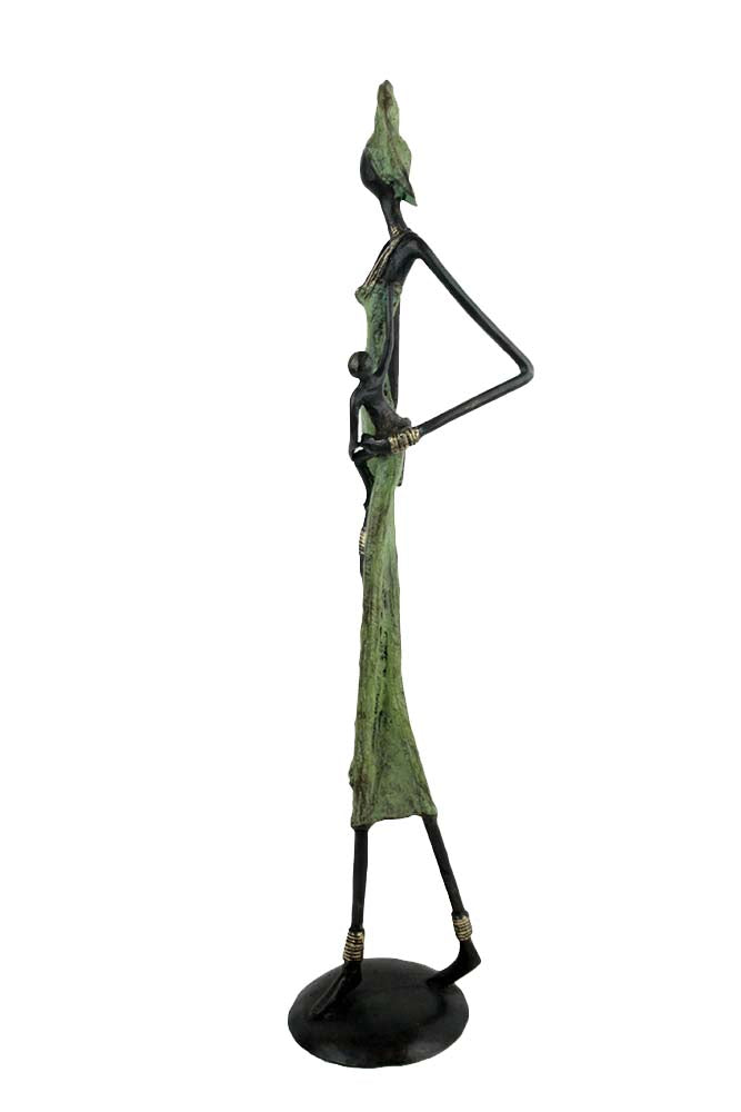 Bronze 55 cm vert n°11 Bronzes d'Afrique