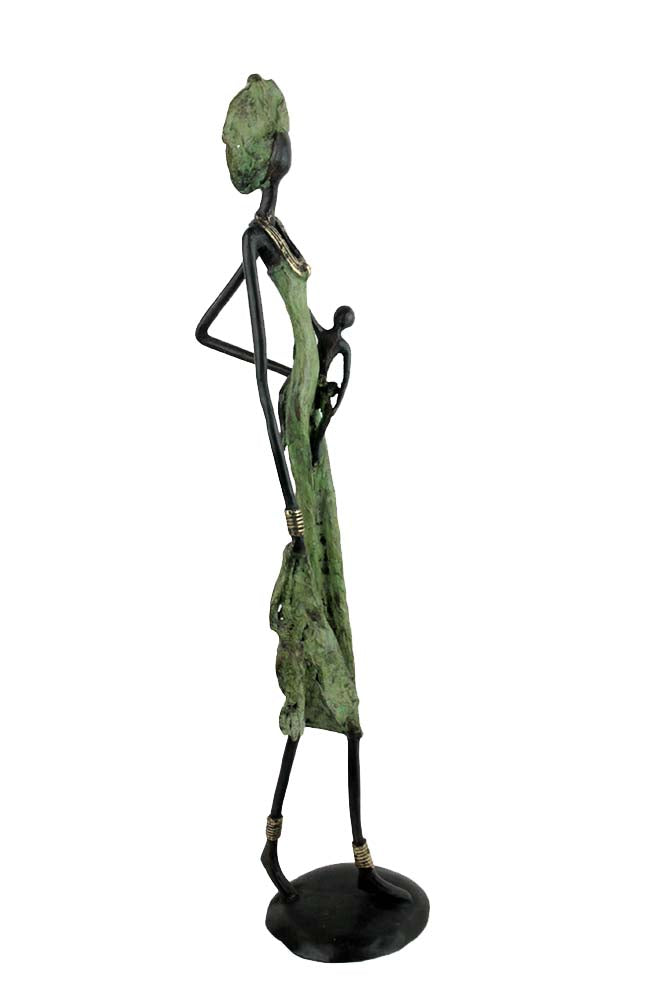 Bronze 55 cm vert n°11 Bronzes d'Afrique