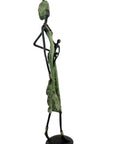 Bronze 55 cm vert n°11 Bronzes d'Afrique