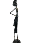 Bronze 55 cm noir n°5 Bronzes d'Afrique