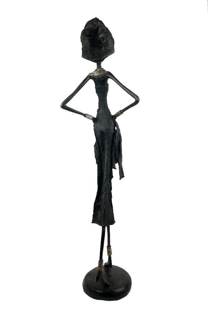 Bronze 55 cm noir n°5 Bronzes d'Afrique