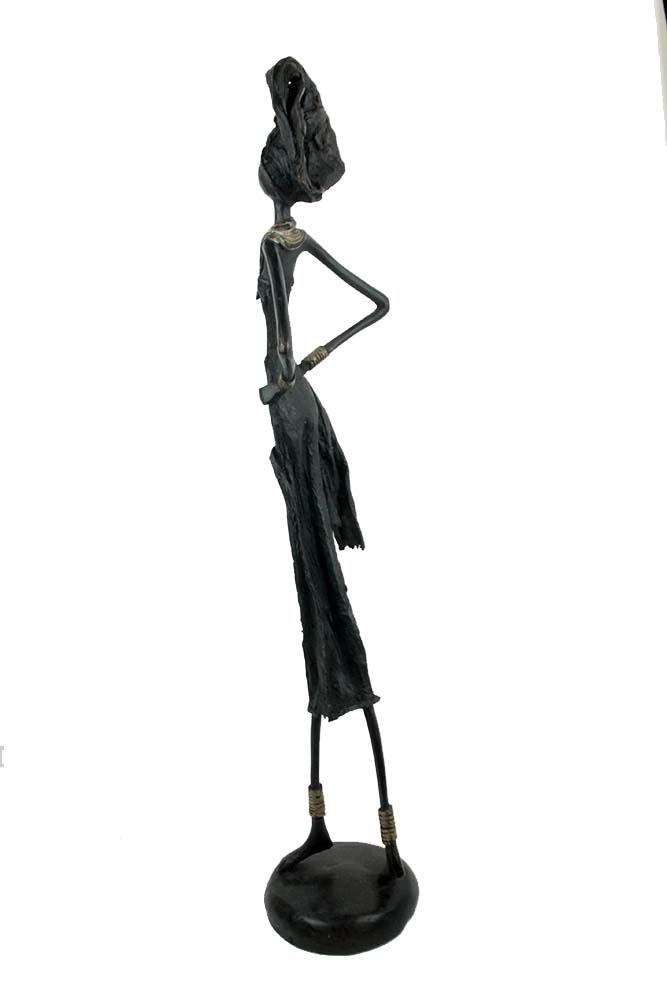 Bronze 55 cm noir n°5 Bronzes d'Afrique
