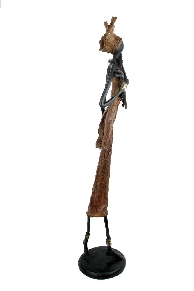 Bronze 55 cm marron n°12 Bronzes d'Afrique