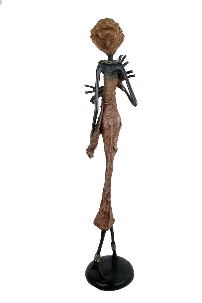 Bronze 55 cm marron n°12 Bronzes d'Afrique