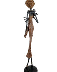 Bronze 55 cm marron n°12 Bronzes d'Afrique