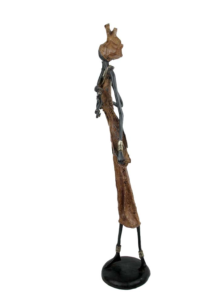Bronze 55 cm marron n°12 Bronzes d'Afrique