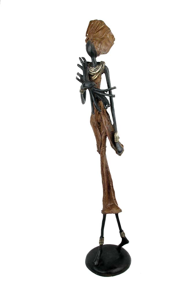Bronze 55 cm marron n°12 Bronzes d'Afrique