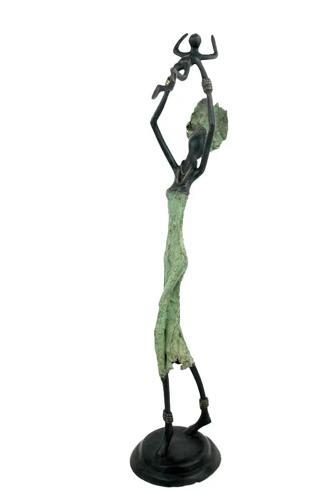 Bronze 35 cm vert n°6 Bronzes d'Afrique