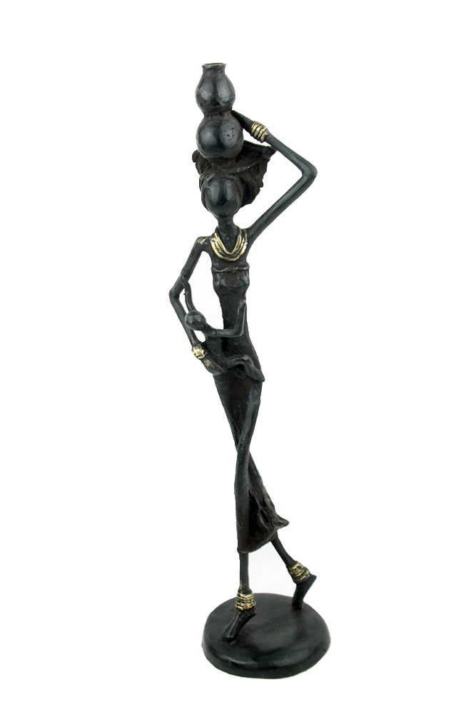 Bronze 35 cm noir n°9 Bronzes d'Afrique