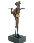 Touareg 25 cm marron n°1 Bronzes d'Afrique
