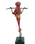 Touareg 35 cm rouge n°1 Bronzes d'Afrique
