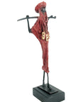 Touareg 35 cm rouge n°1 Bronzes d'Afrique