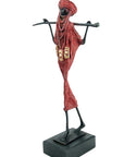 Touareg 35 cm rouge n°1 Bronzes d'Afrique
