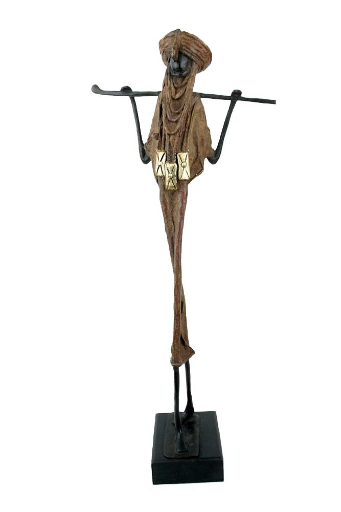 Touareg 55 cm marron n°1 Bronzes d'Afrique