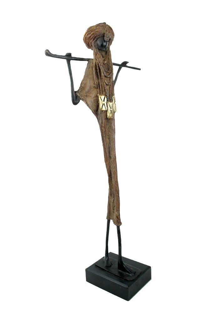 Touareg 55 cm marron n°1 Bronzes d'Afrique