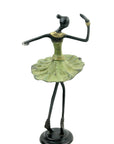 Ballerine 25 cm vert n°1 Bronzes d'Afrique