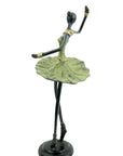 Ballerine 25 cm vert n°1 Bronzes d'Afrique