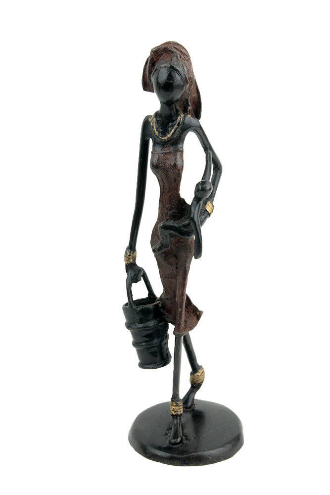 Bronze 25 cm marron n°15 Bronzes d'Afrique