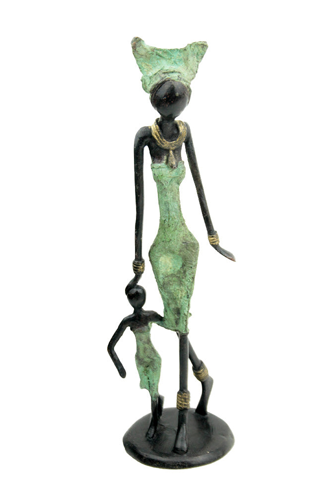 Bronze 25 cm vert n°32 Bronzes d'Afrique
