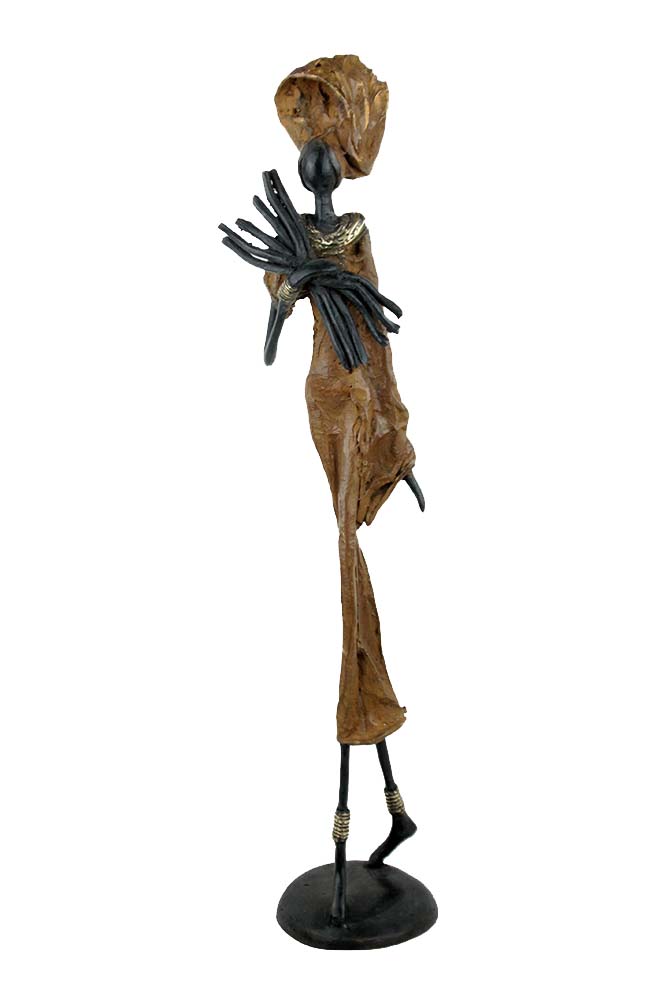 Bronze 55 cm marron n°6 Bronzes d'Afrique