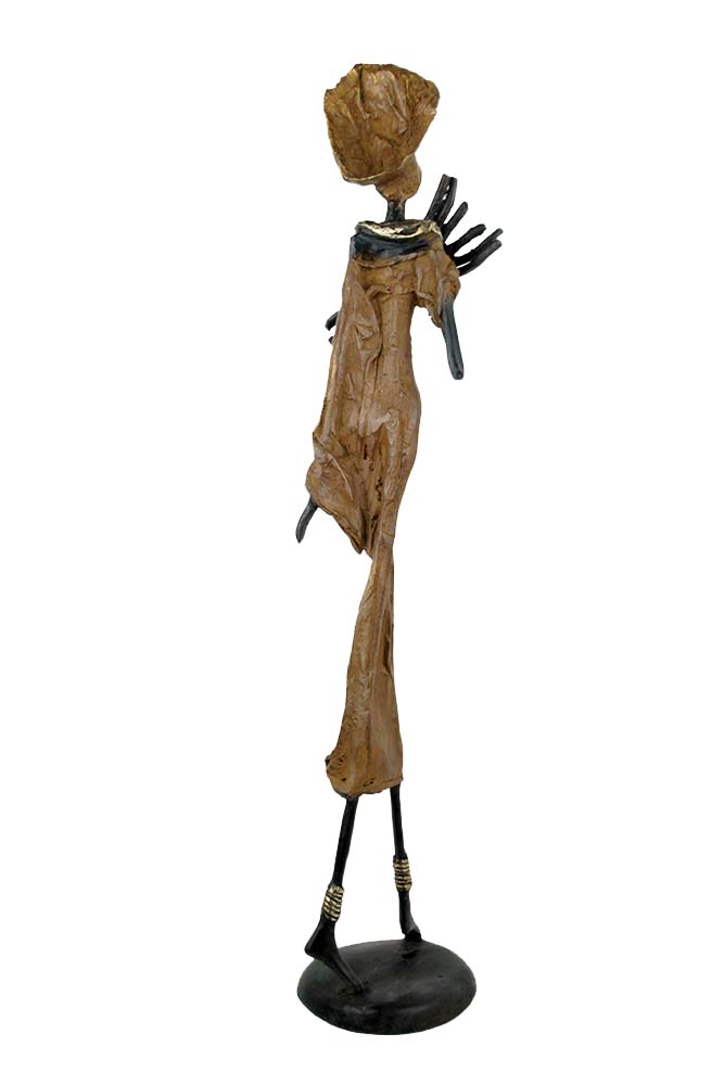 Bronze 55 cm marron n°6 Bronzes d'Afrique