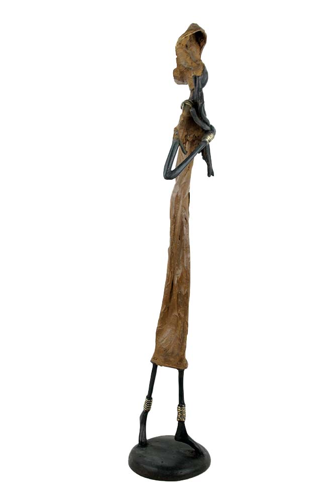 Bronze 55 cm marron n°6 Bronzes d'Afrique