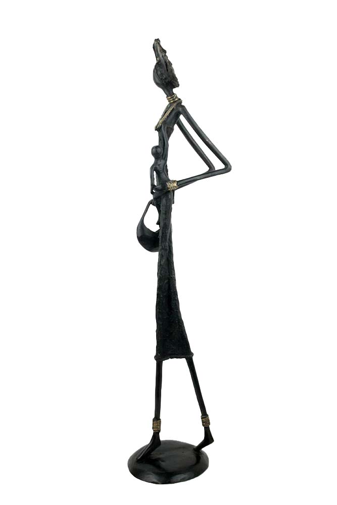 Bronze 55 cm noir n°1 Bronzes d'Afrique