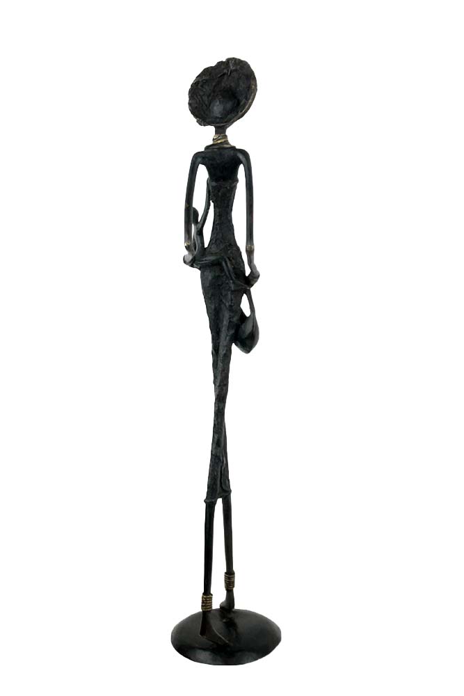Bronze 55 cm noir n°1 Bronzes d'Afrique