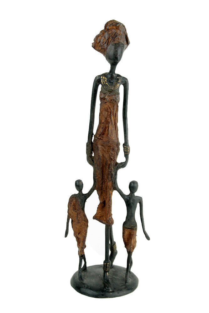 Bronze 35 cm marron n°17 Bronzes d'Afrique