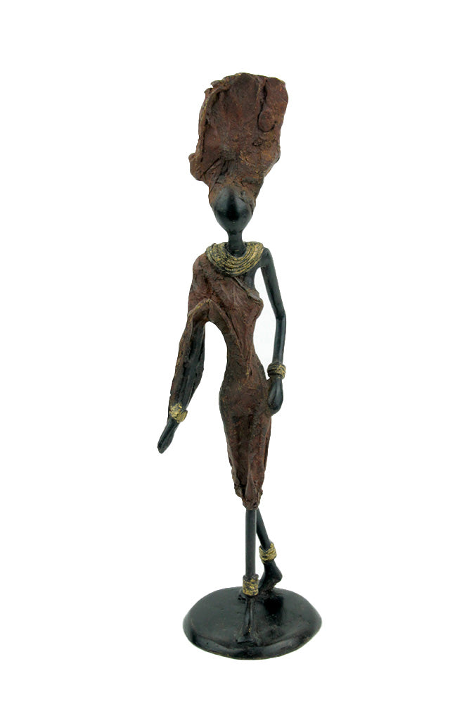 Bronze 25 cm marron n°32 Bronzes d'Afrique