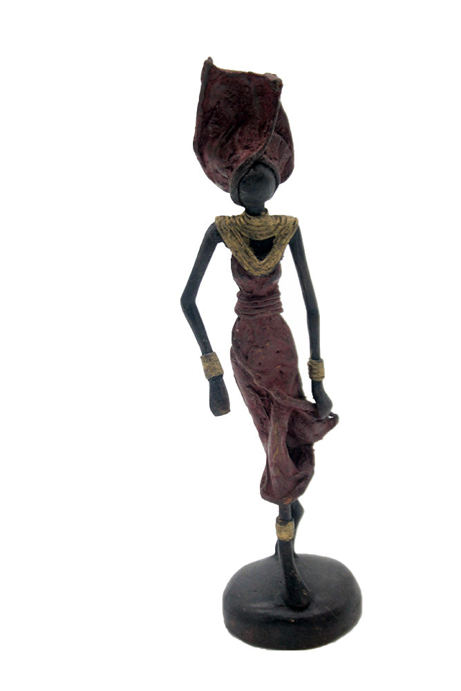 Bronze 20 cm rouge n°1 Bronzes d'Afrique