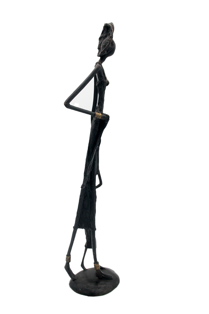Bronze 55 cm noir n°2 Bronzes d'Afrique
