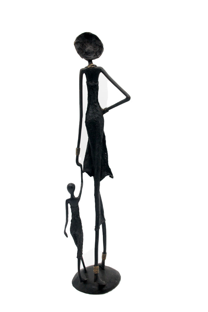 Bronze 55 cm noir n°2 Bronzes d'Afrique