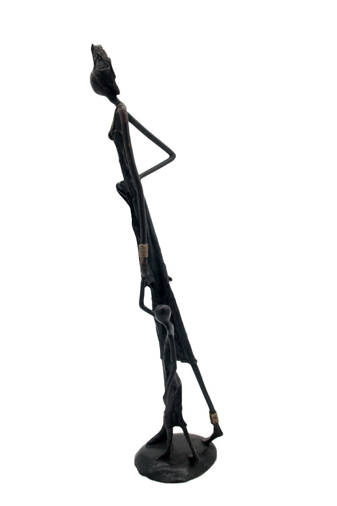 Bronze 55 cm noir n°2 Bronzes d'Afrique