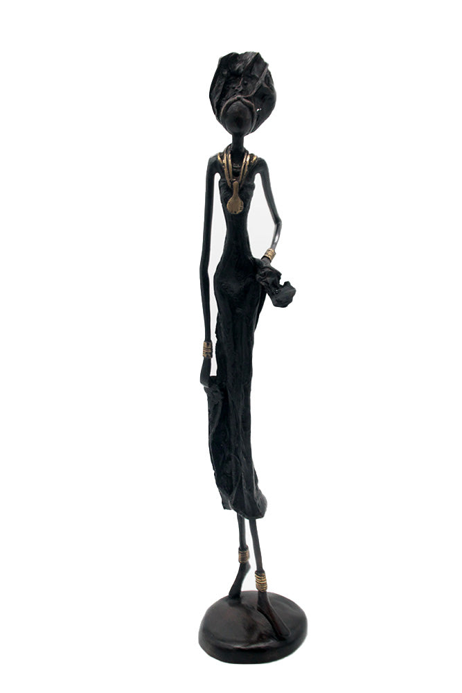 Bronze 55 cm noir n°8 Bronzes d'Afrique