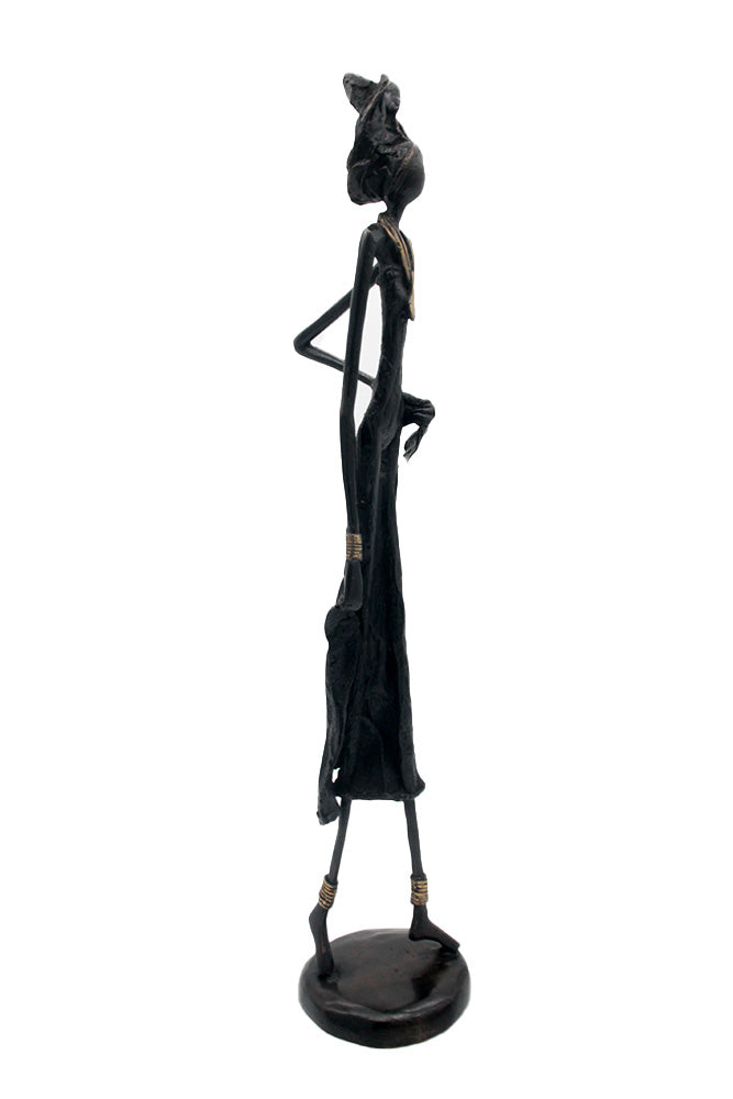 Bronze 55 cm noir n°8 Bronzes d'Afrique