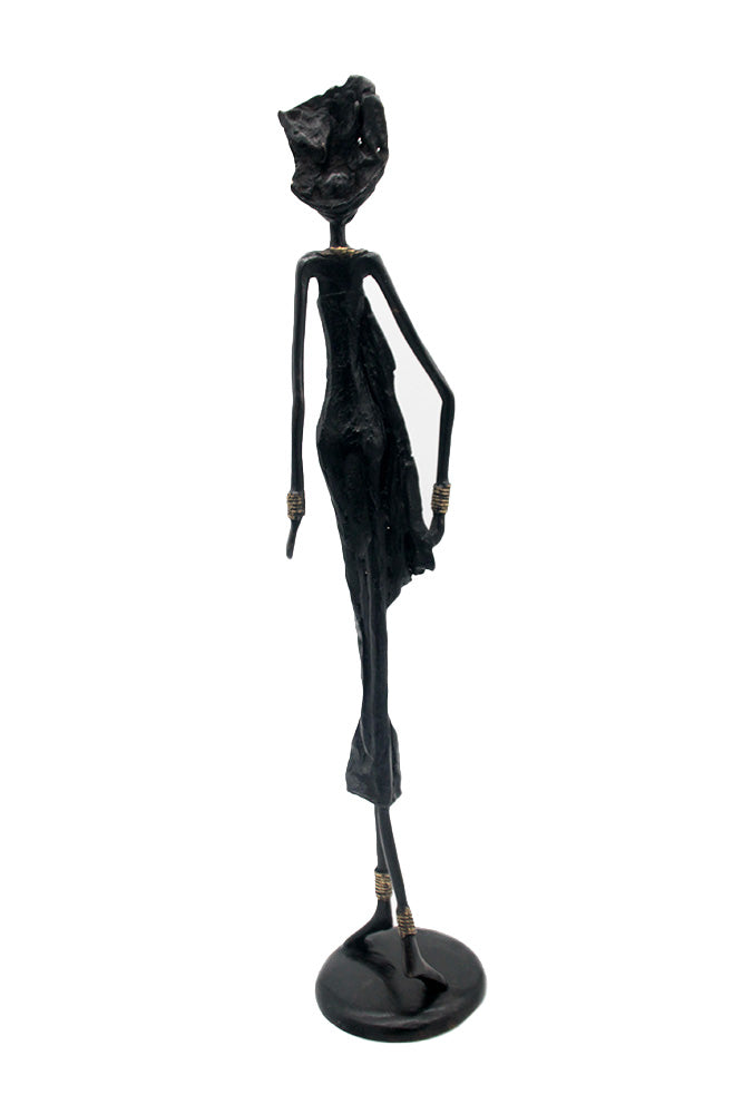 Bronze 55 cm noir n°9 Bronzes d'Afrique